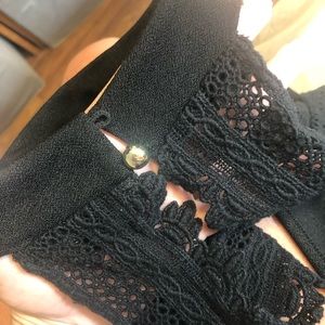 Streetwear society black mini dress- open back size S